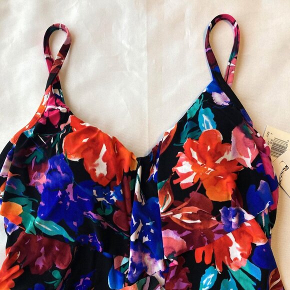 Magicsuit Rita Tankini Two Piece Swimsuit Top/Bottom Women's 8 Flower Child NWT - Picture 8 of 14